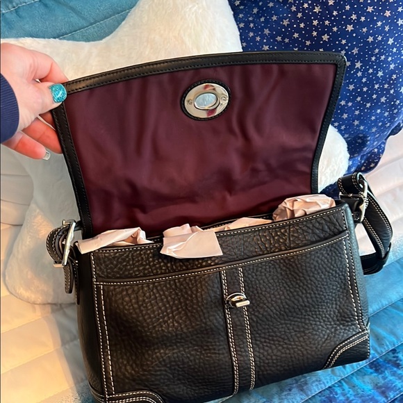 Black Coach Leather Shoulder Bag - Picture 4 of 6